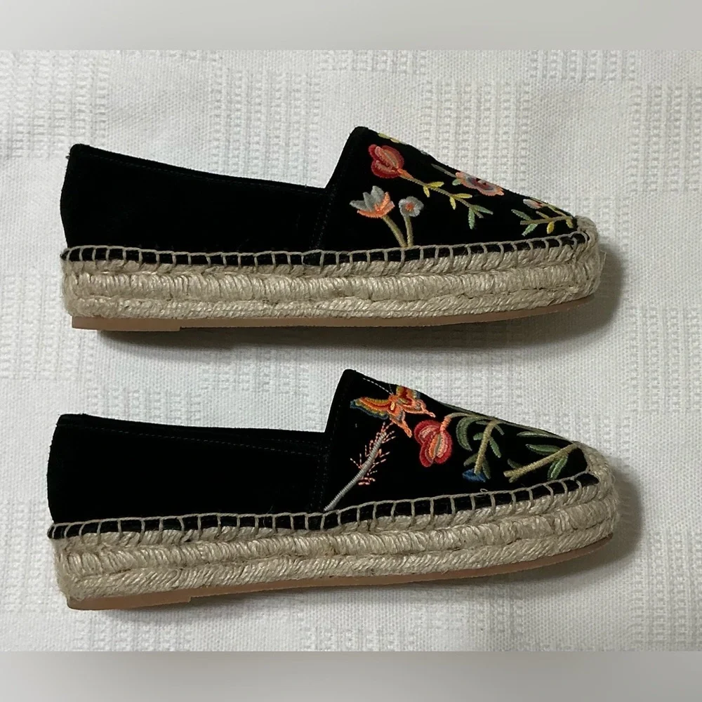 Johnny Was Embroiled Espadrilles Size 6M - Picture 8 of 13